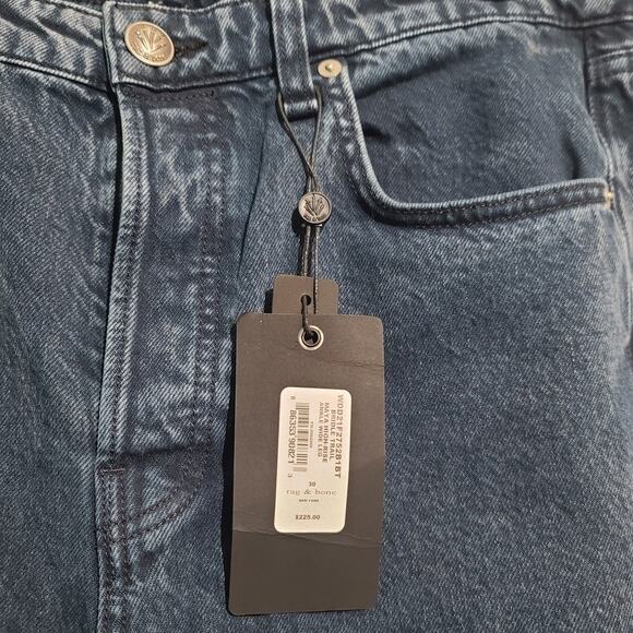 Rag & Bone Maya High-Rise Wide Leg Ankle Jeans Size 6 NWT 31.5" Inseam - Picture 6 of 7